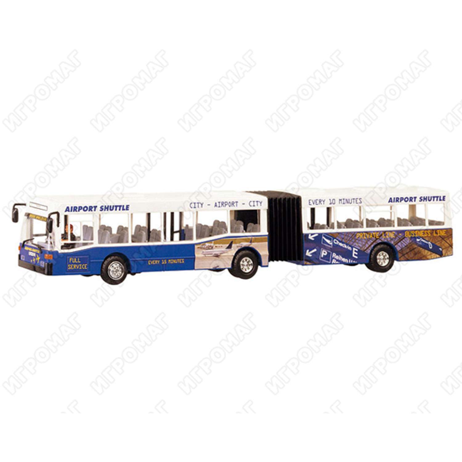 Городской автобус-экспресс Dickie инерционный 40 см в ассортименте 3314825 - фото 2