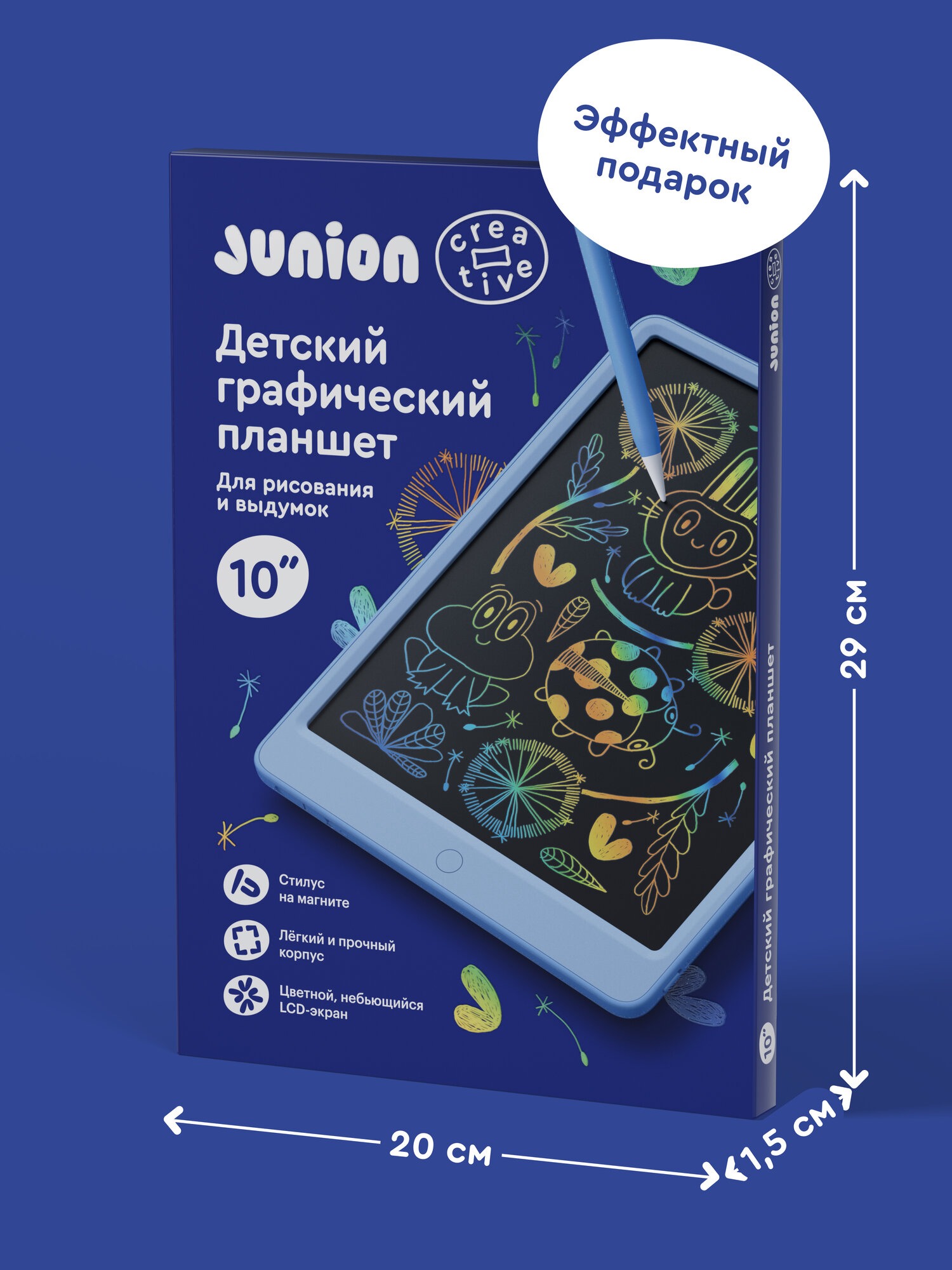 Планшет для рисования Junion графический 10 дюймов - фото 14