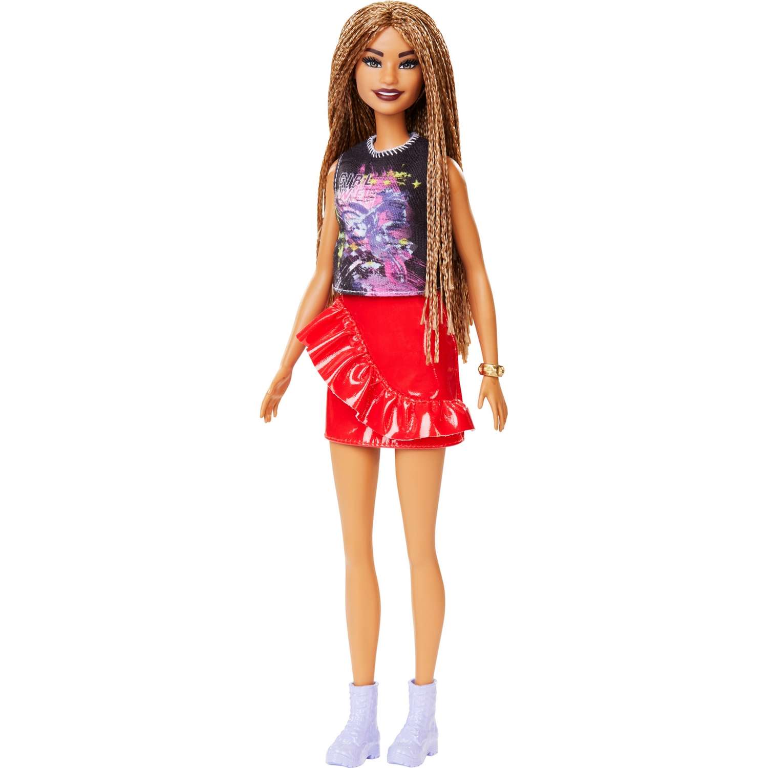 Кукла Barbie Игра с модой 123 Изобилие косичек FXL56 FBR37 - фото 1