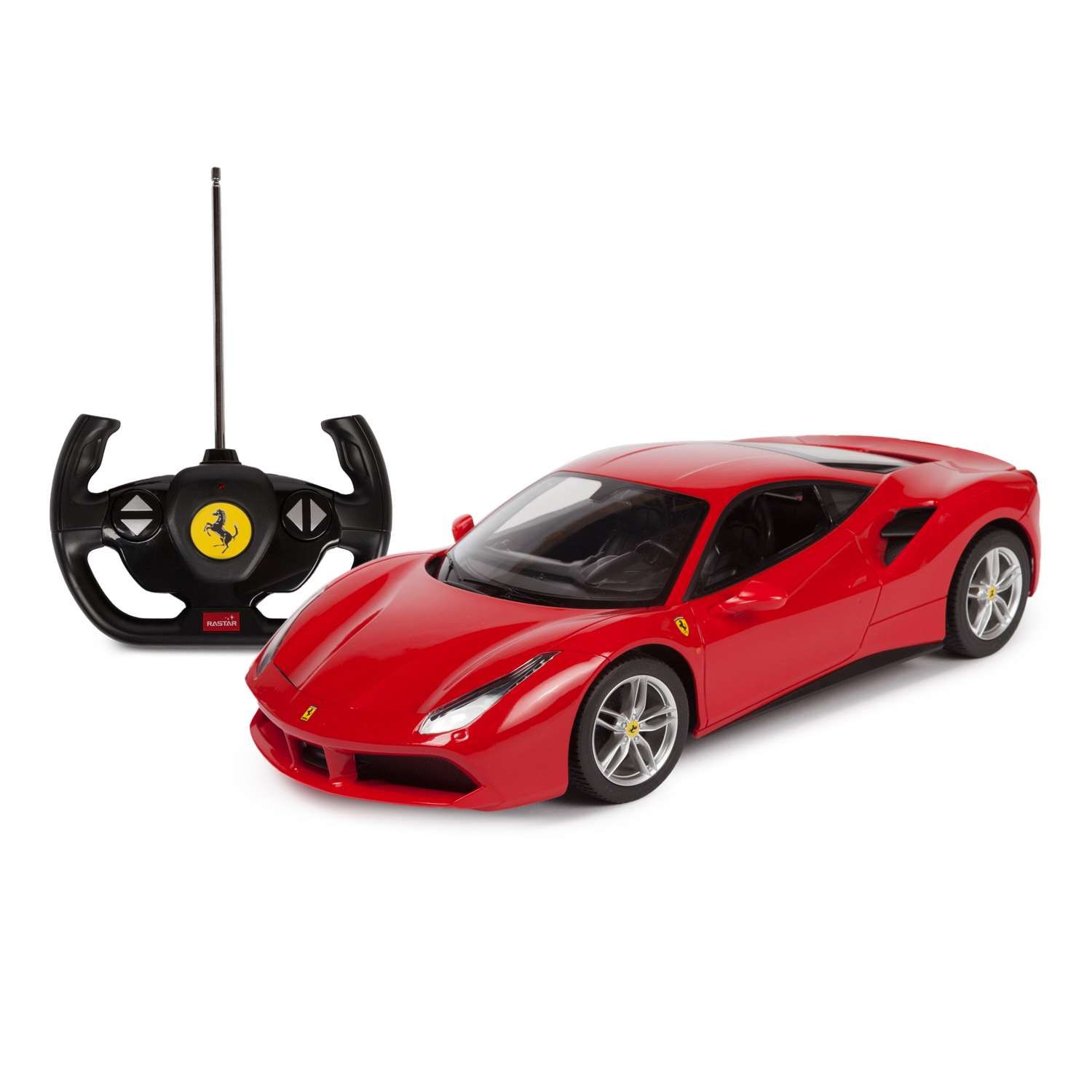 Машинка на радиоуправлении Rastar Ferrari 488 GTB 1:14 Красная - фото 1