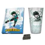 Подарочный набор ABYStyle My Hero Academia Heroes: Бокал 400 мл + значок + записная книжка