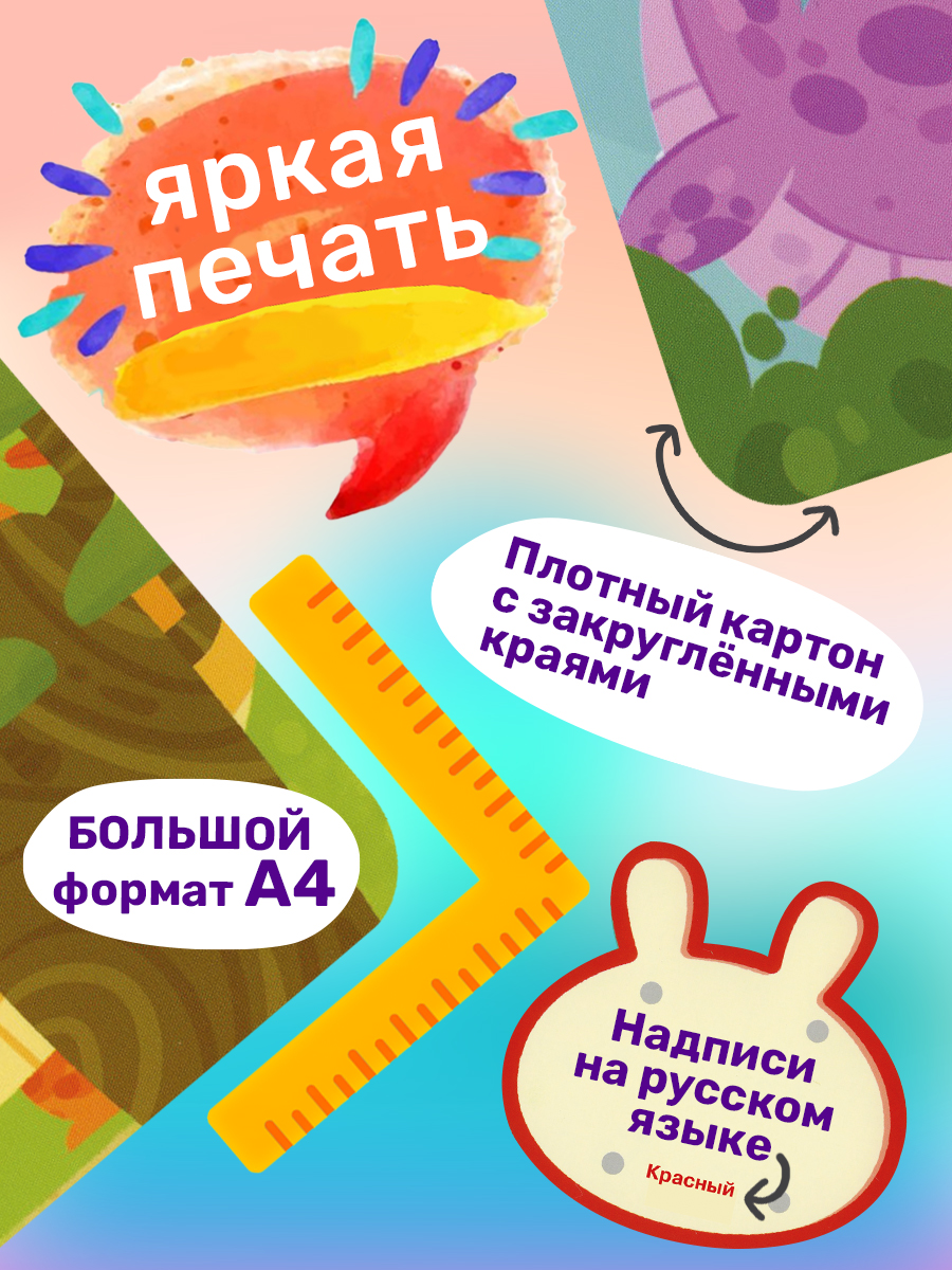 Книга Айфолика игрушка с липучками первые знания - фото 4