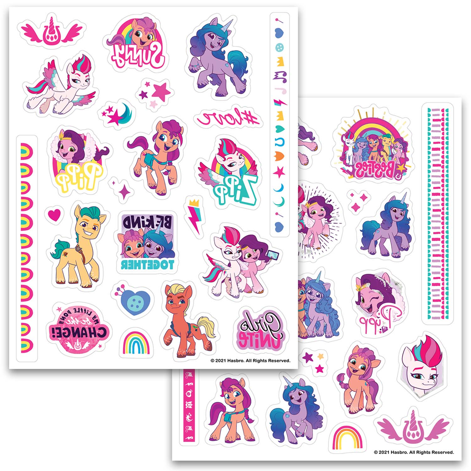 Наклейки-татуировки ND PLAY My Little Pony Дизайн 1 2л 297915 - фото 2