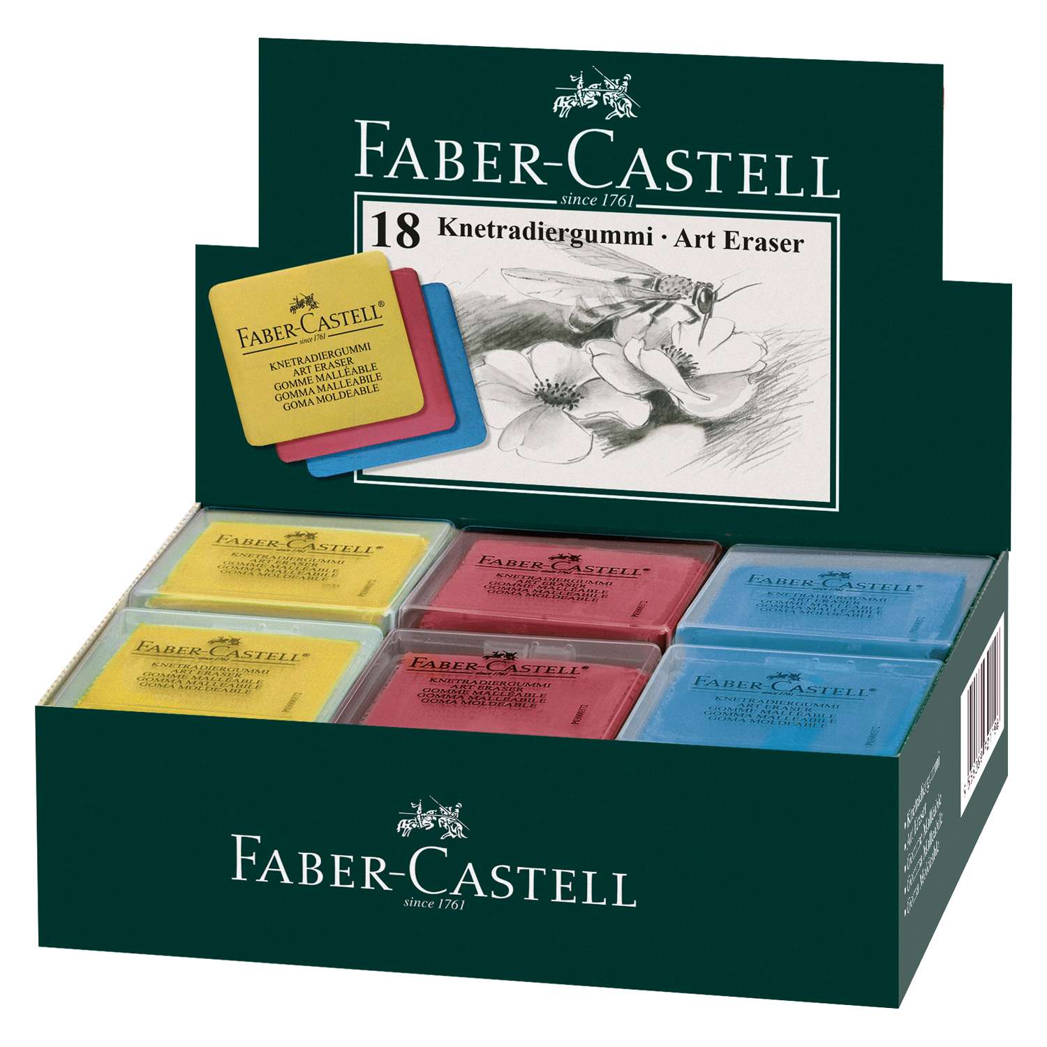 Ластик-клячка Faber Castell в ассортименте 127321 - фото 2