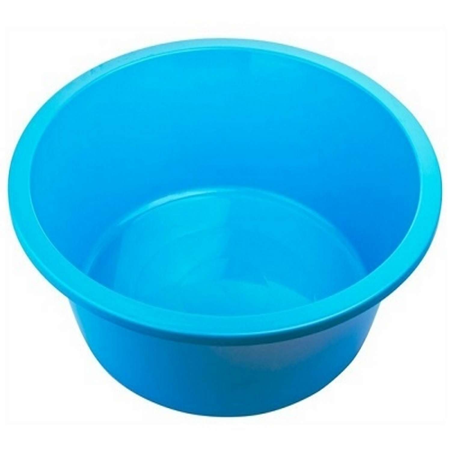 Таз elfplast круглый 11 литров хозяйственный голубой - фото 3