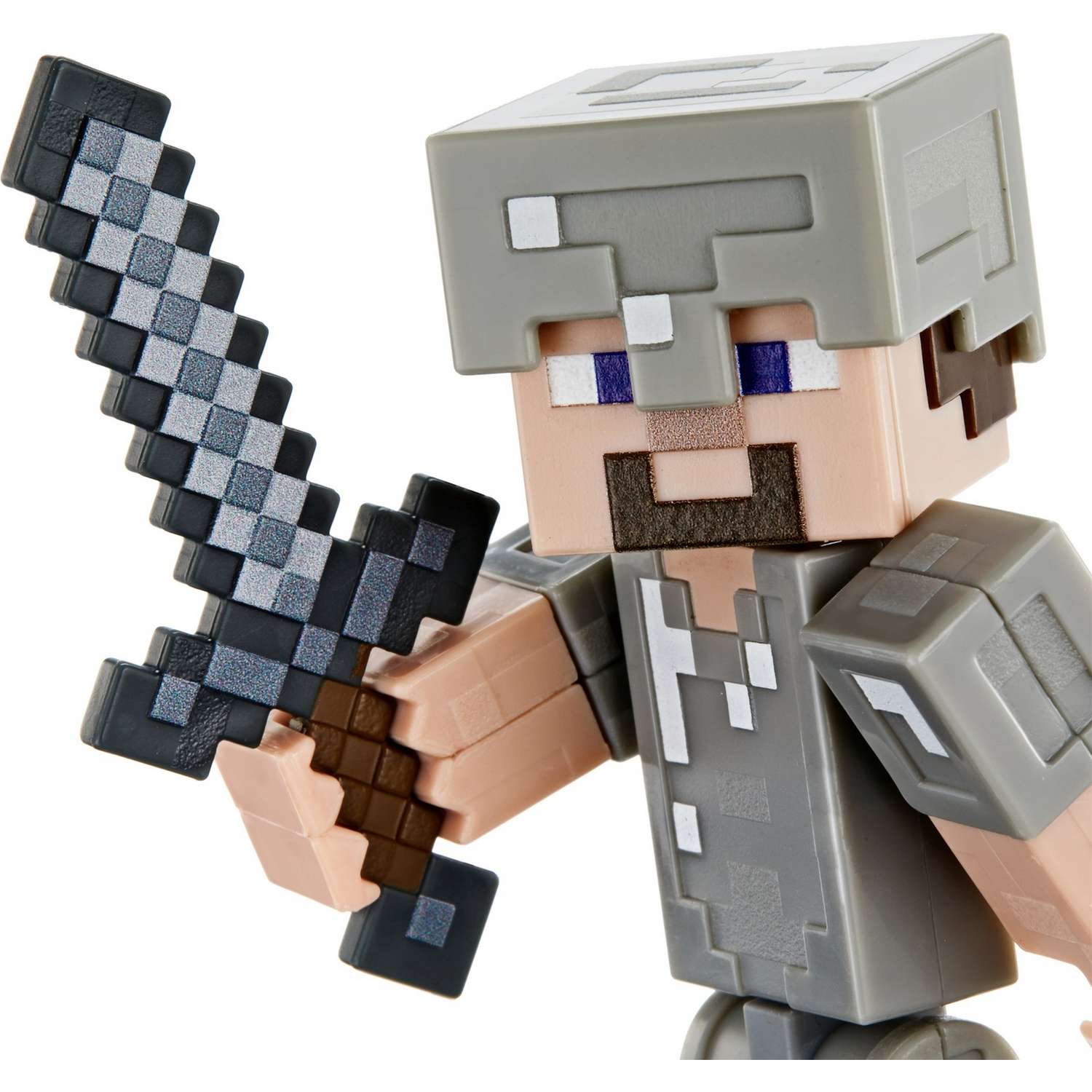 Фигурка Minecraft Стив в железной броне с аксессуарами GCC17 - фото 5