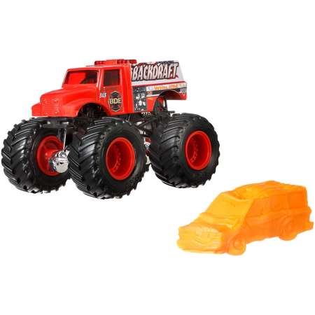 Машина Hot Wheels Monster Jam 1:64 Обратная тяга FLX36