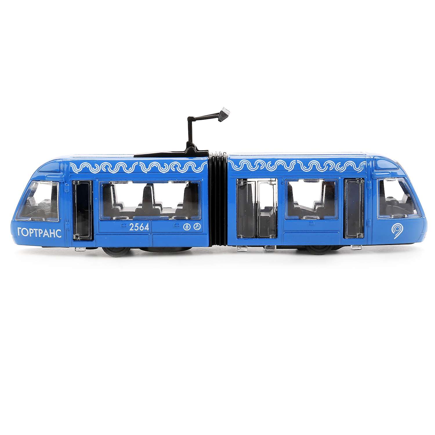 Трамвай Технопарк инерционный с гармошкой 256364 256364 - фото 4