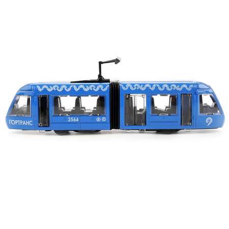 Трамвай Технопарк инерционный с гармошкой 256364