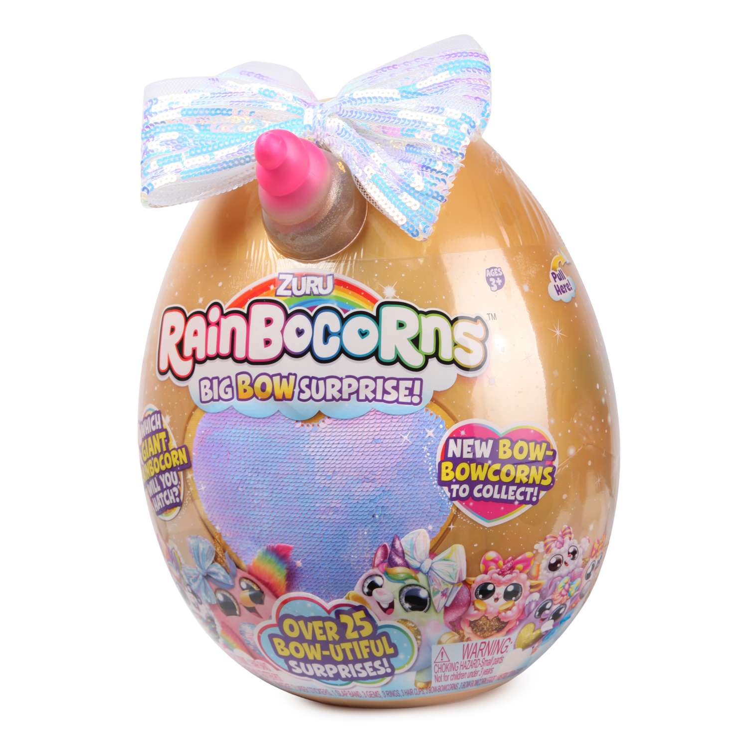 Большое яйцо-сюрприз игрушка плюшевая Rainbocorns S4