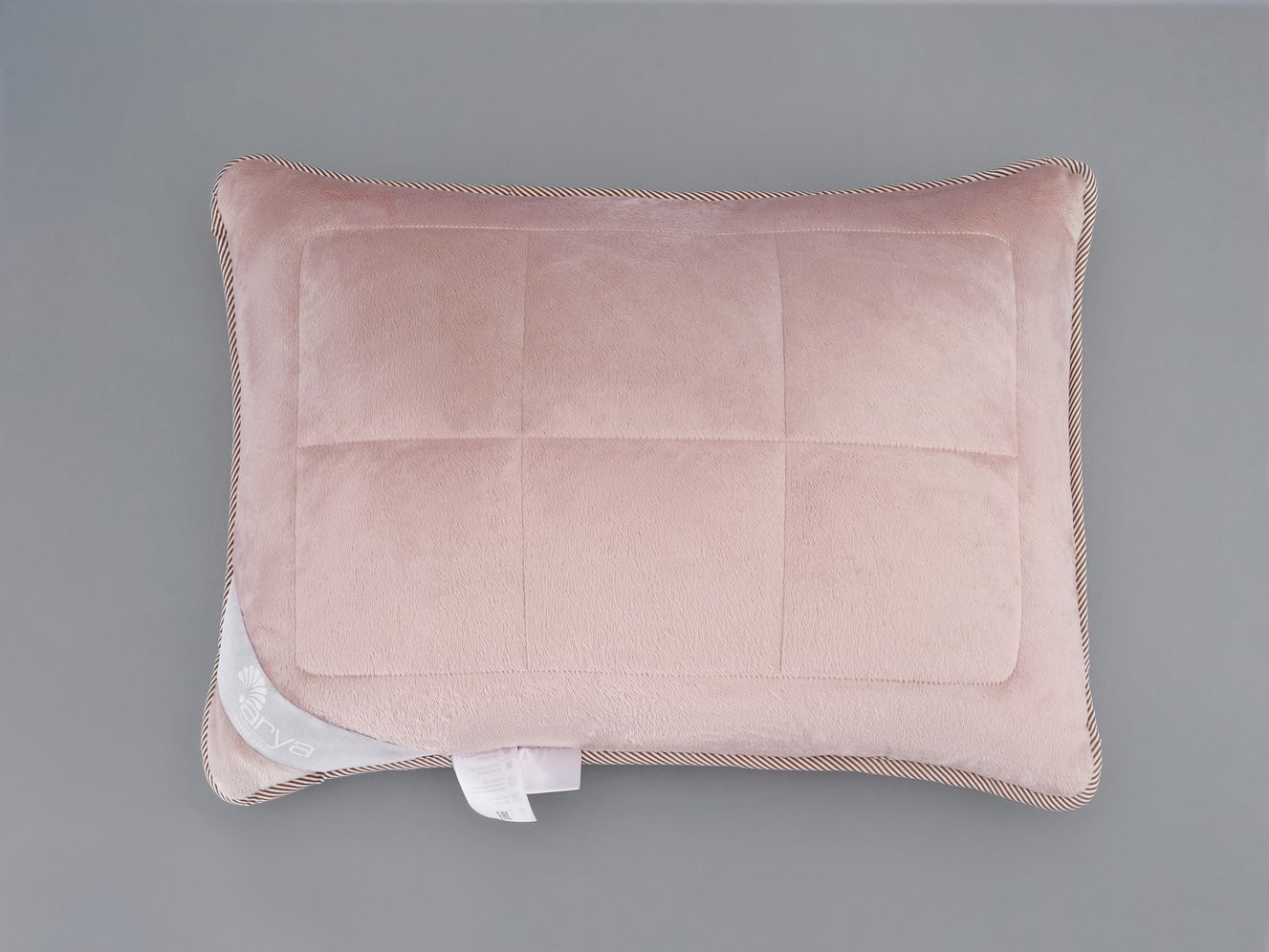 Подушка Arya Home Collection 50х70 для сна Pure Line Sophie Pink 50 на 70 - фото 1