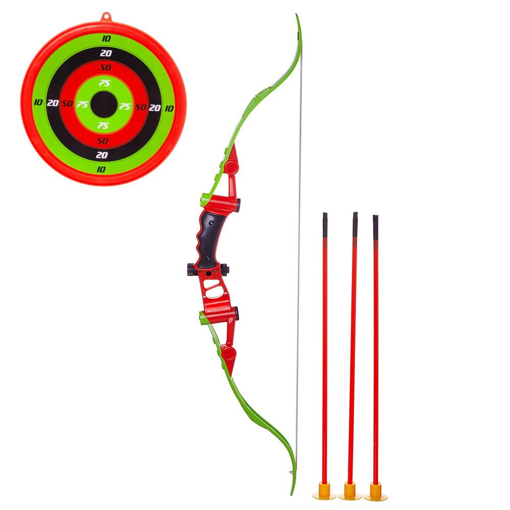 Лук со стрелами на присосках ABTOYS 3 стрелы и мишень - фото 3