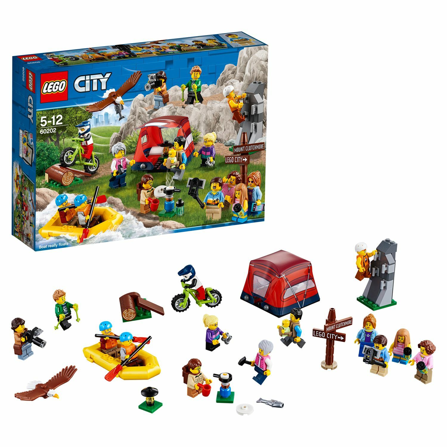 Конструктор LEGO City Town Любители активного отдыха 60202 купить по цене  2999 ₽ в интернет-магазине Детский мир