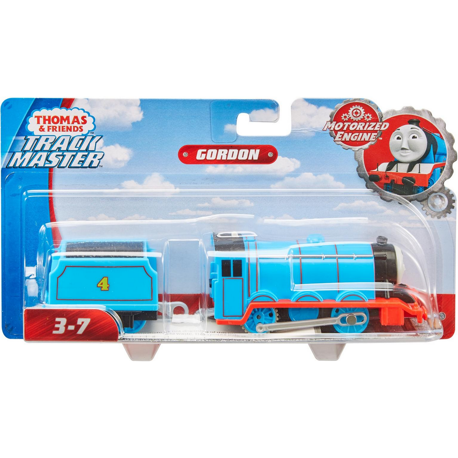 Паровозик Thomas & Friends Железная дорога Герои мультфильмов Гордон моторизированный GMK37 - фото 2