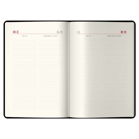 Ежедневник датированный 2024г BERLINGO Silver Pristine красный