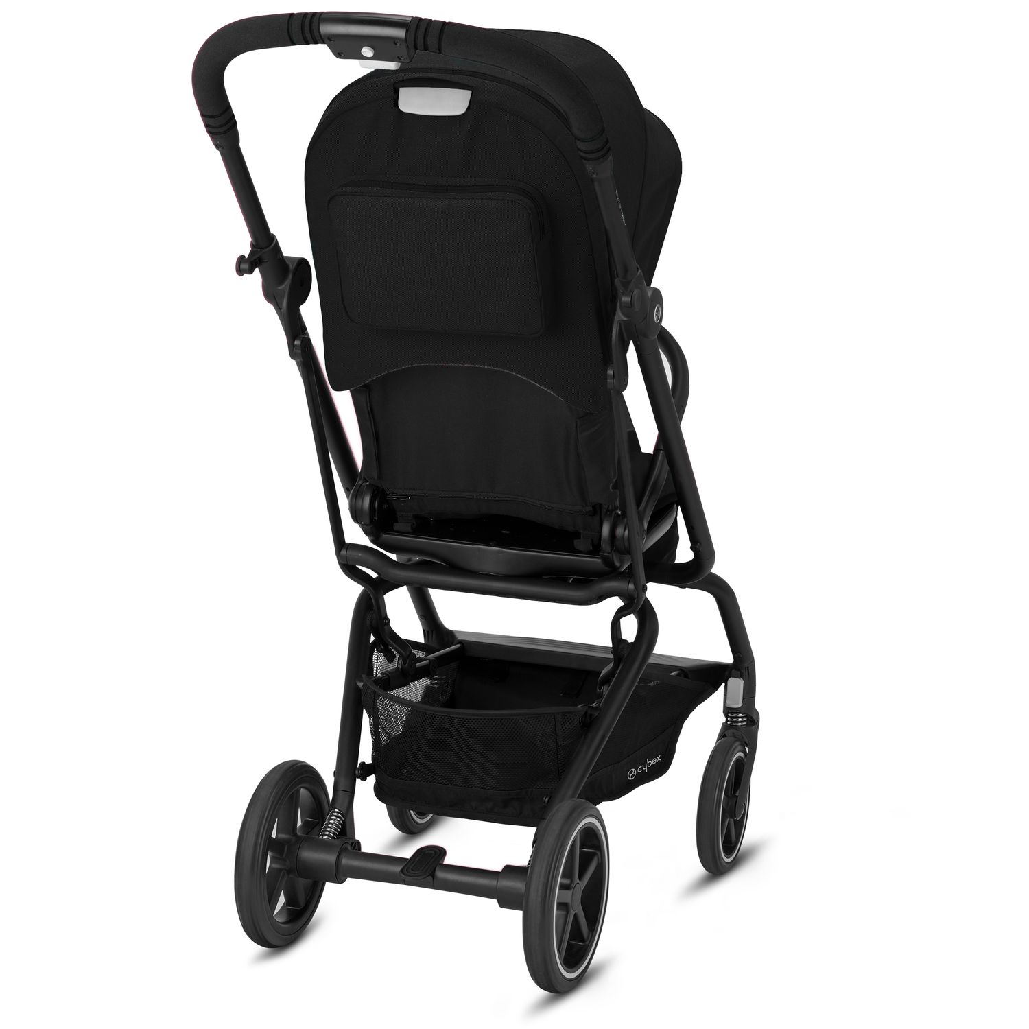 Коляска Cybex Eezy S Twist+ 2 BLK с дождевиком и бампером Deep Black - фото 5