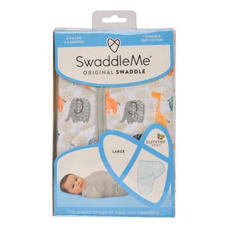 Конверт Summer Infant SwaddleMe Гламурные джунгли L