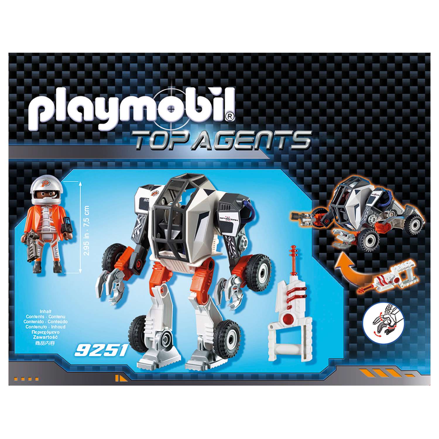 Конструктор Playmobil Робот агента 9251pm - фото 4