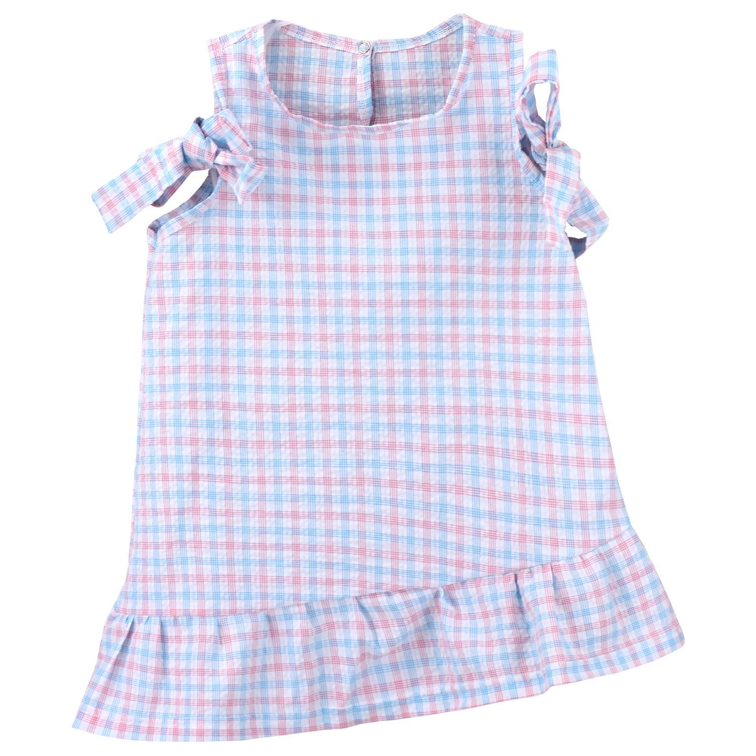 Сарафан Babycollection ЦБ-00030448белый розовый голубой - фото 1