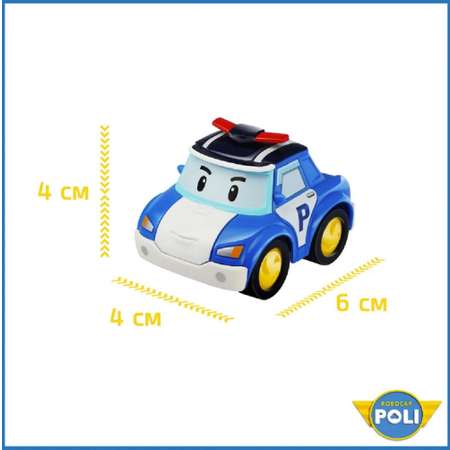 Автомобиль ТОТОША Робот спасатель Robocar Poli 1:72 синий