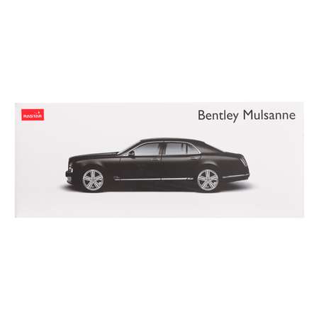 Машина Rastar 1:18 Bentley Mulsanne Черная 43800