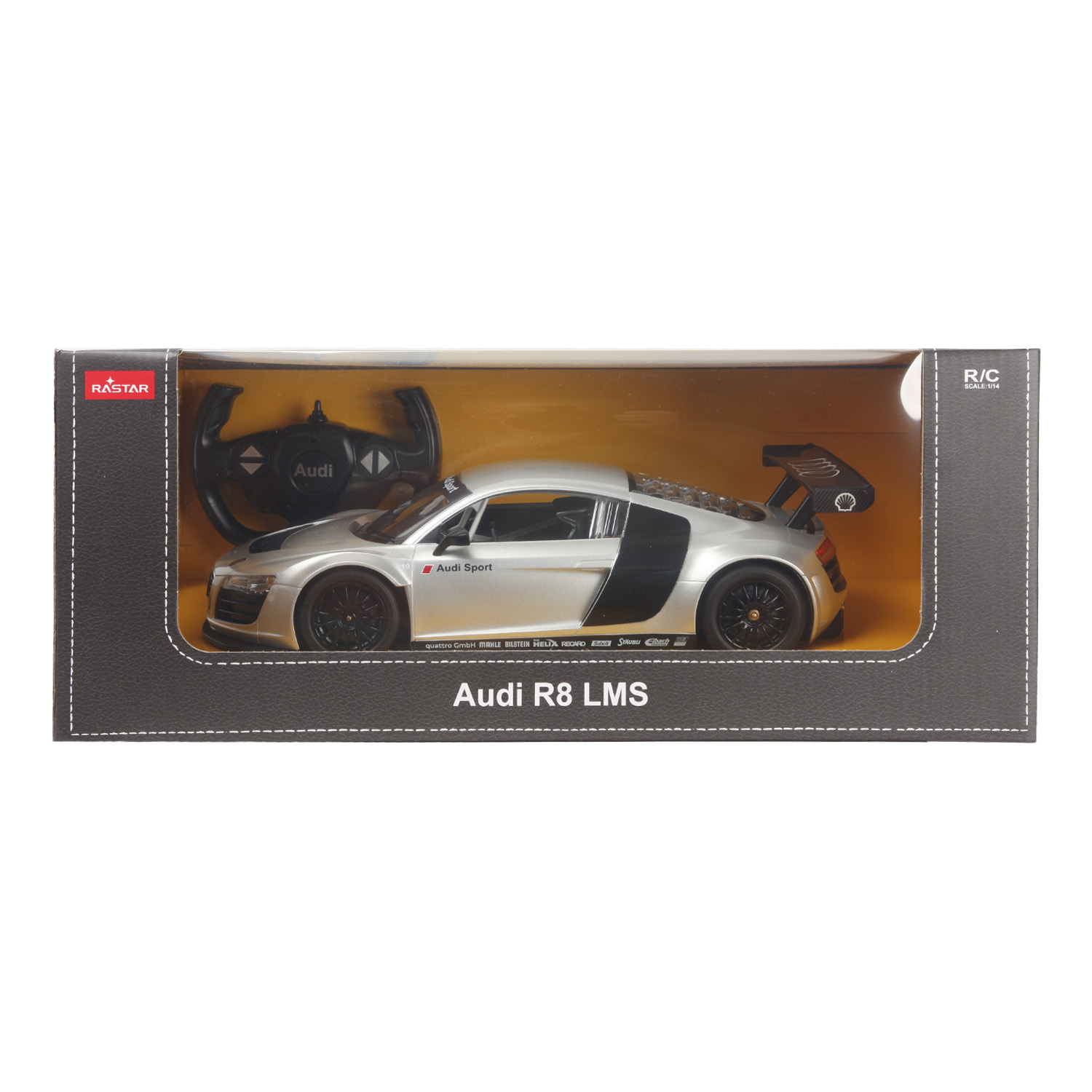 Машина Rastar 1:24 AUDI R8 Серебряная 56100