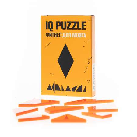 Игра логическая IQ PUZZLE Головоломка Ромб 8 деталей