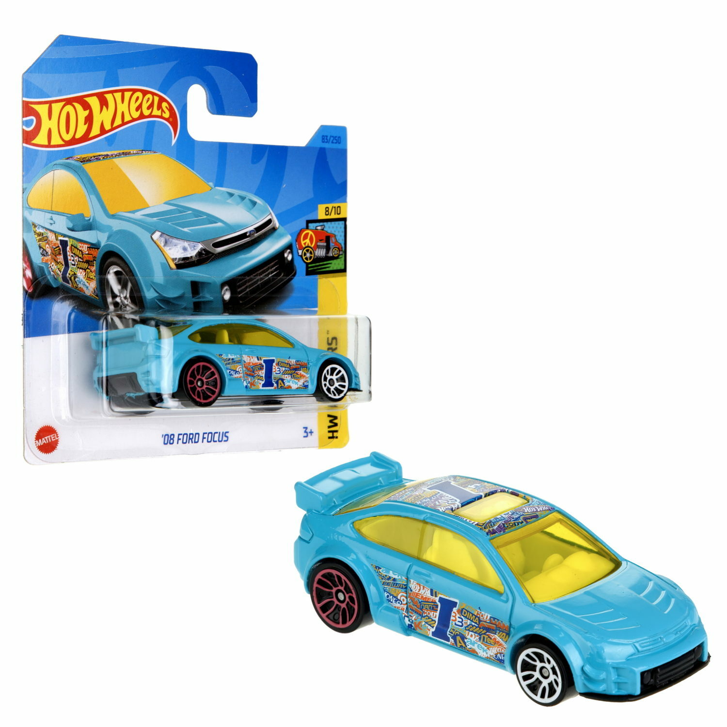 Коллекционная машинка Hot Wheels 08 Форд Focus купить по цене 568 ₽ в  интернет-магазине Детский мир