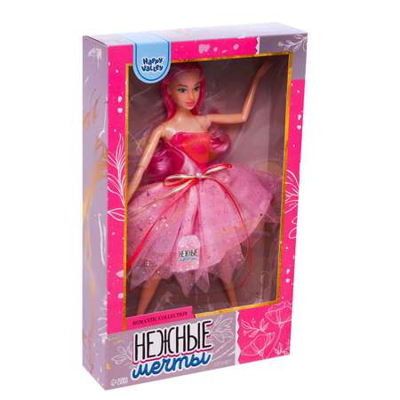 Кукла-модель Happy Valley Шарнирная «Нежные мечты» с розовыми волосами