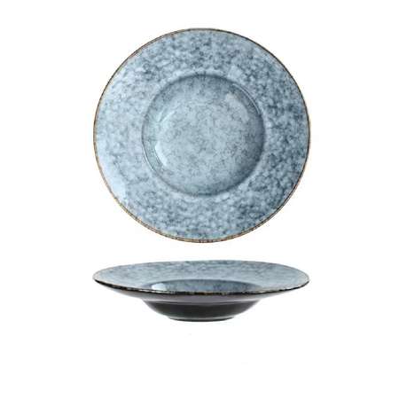 Набор тарелок ZDK Homium Kitchen Hitis 2 шт цвет серо-голубой D24см объем 200мл