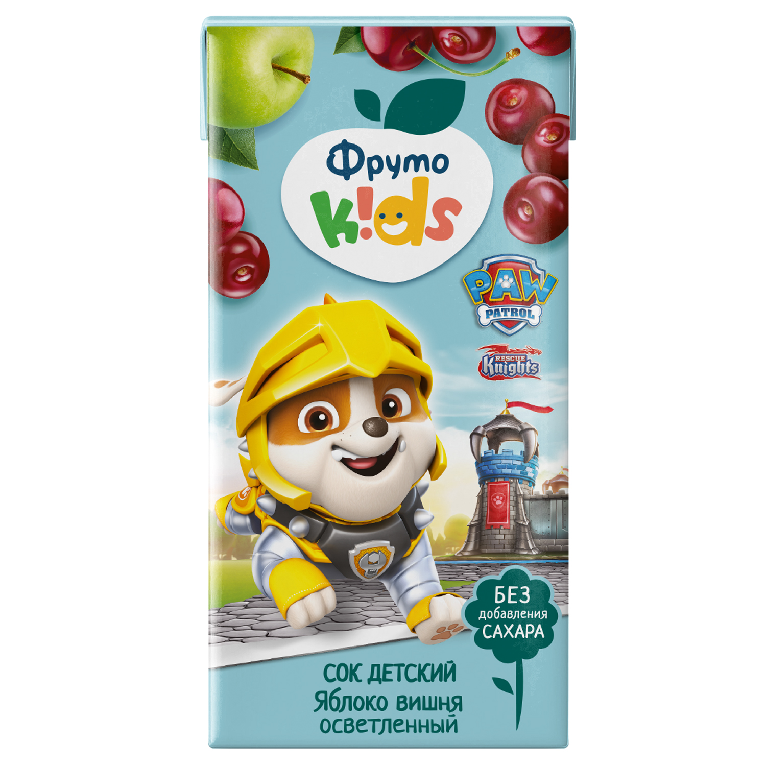 Сок ФрутоKids яблоко-вишня осветленный 0.2л с 5месяцев - фото 1