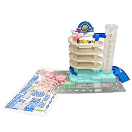 Парковка SHARKTOYS Viking City многоуровневый