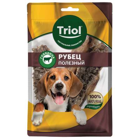 Лакомство для собак Triol 30г Рубец полезный говяжий