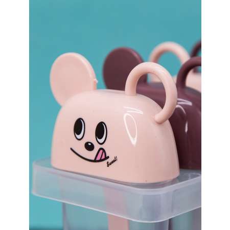 Формочки для мороженого iLikeGift Mouse pink