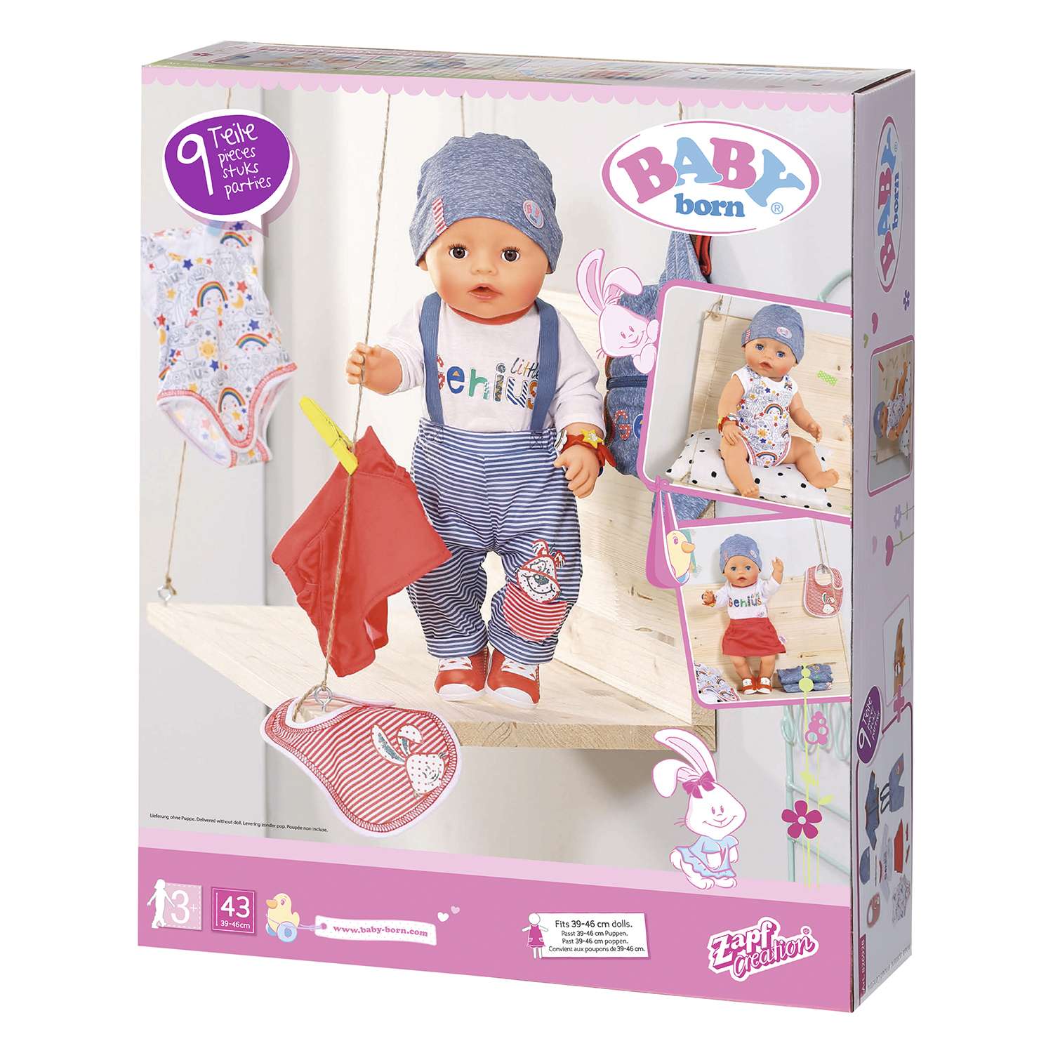 Одежда для кукол Zapf Creation Baby Born Супер набор Делюкс 826-928 826-928 - фото 3