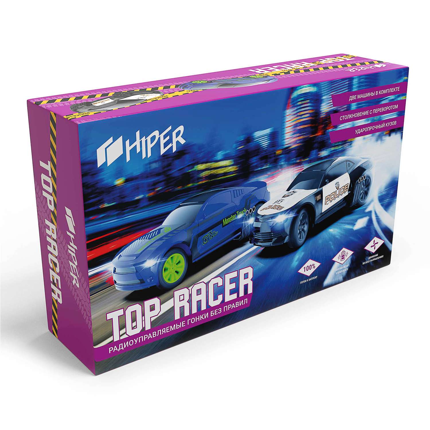 Набор машин Hiper РУ 1:24 Top Racer 2 штуки 1461346 - фото 18