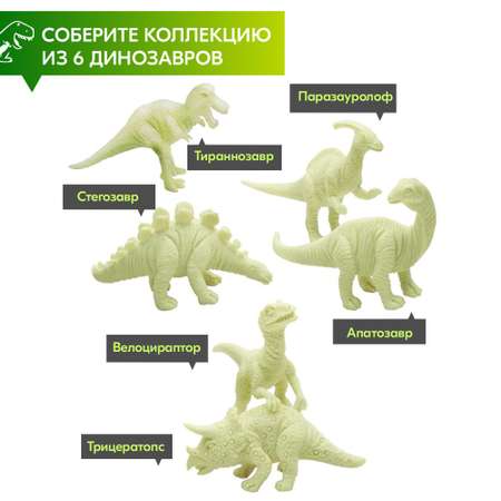 Развитие и обучение 4M Игрушка - сюрприз 4M 00-05920 Раскопай светящегося динозавра