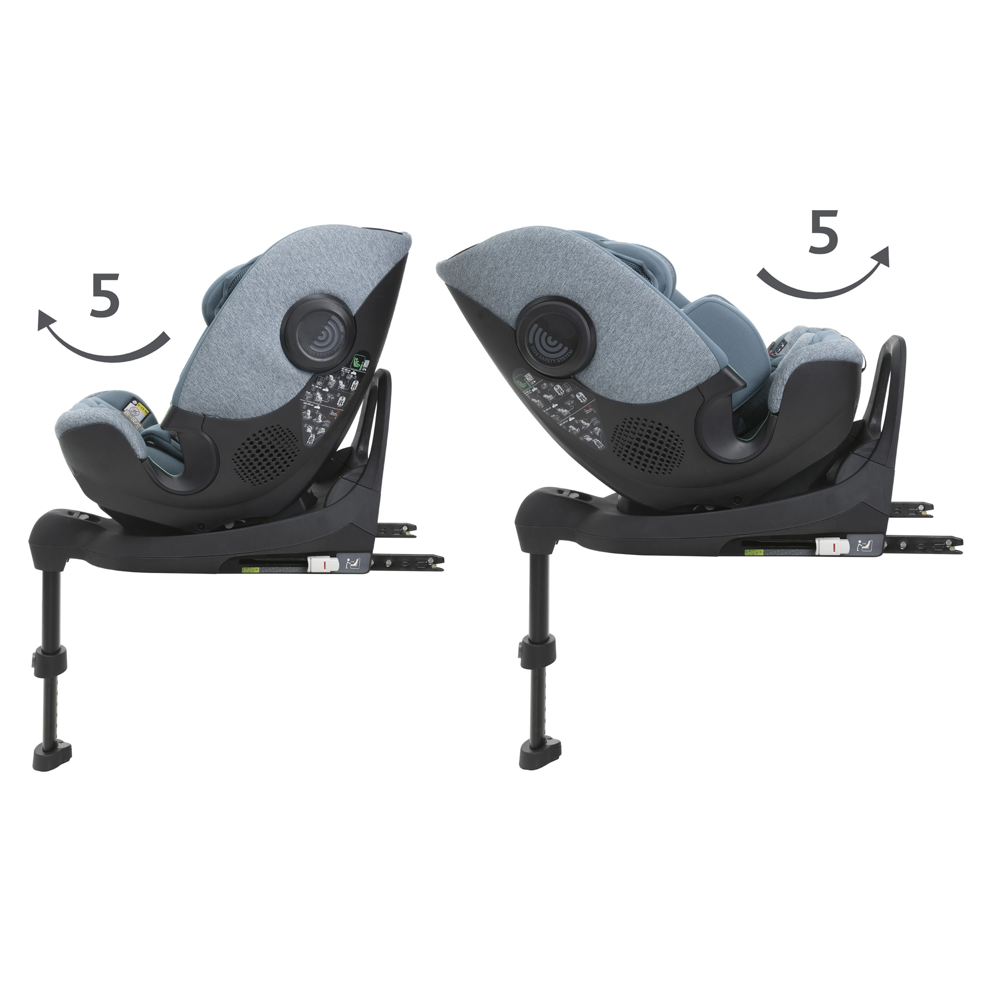 Автокресло Chicco Bi-Seat Air Blue для новорожденных - фото 16