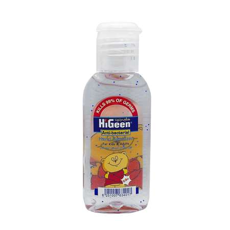 Гель для рук HiGeen Антибактериальный - антисептик с витаминами «Bibo» 50мл