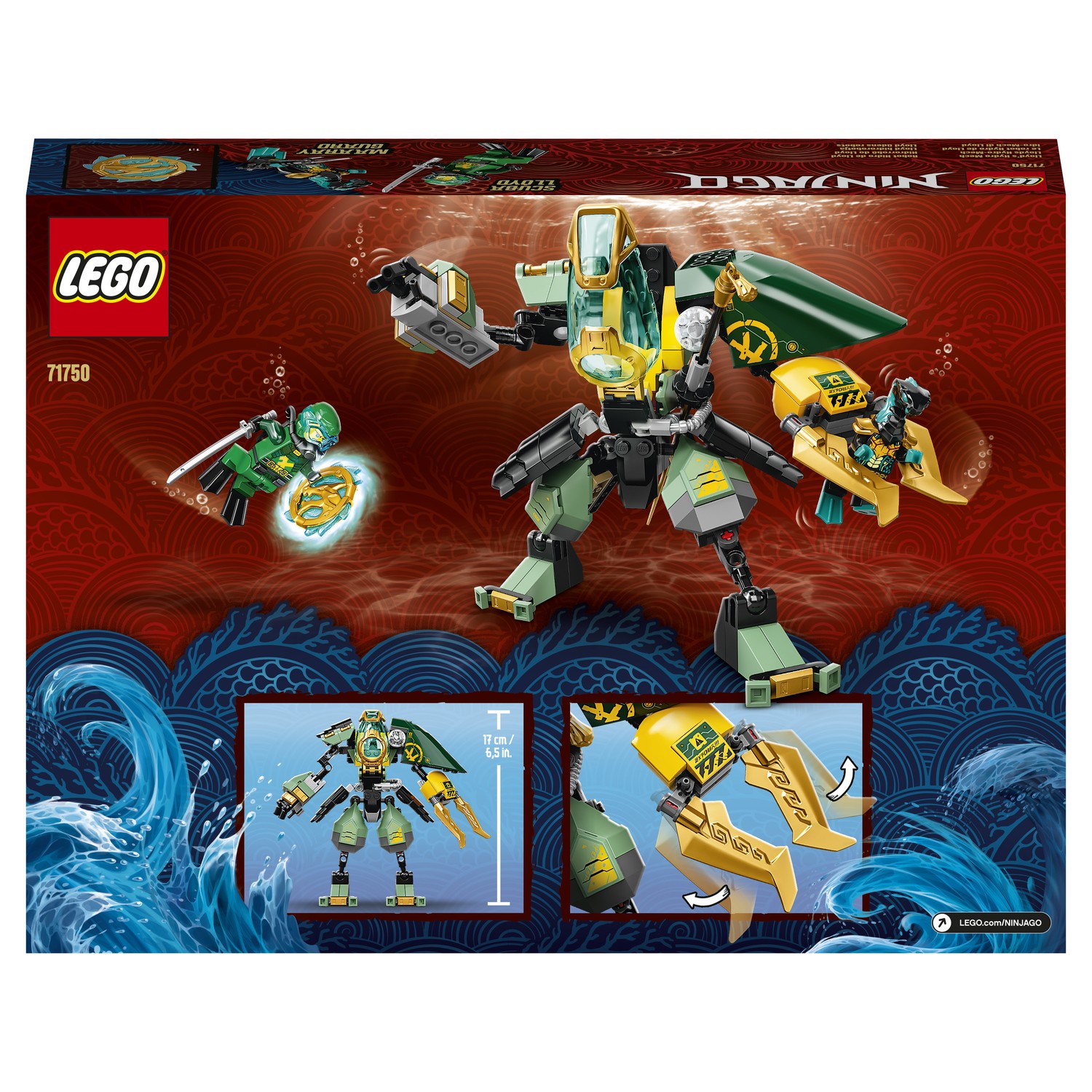 Конструктор LEGO Ninjago Водный робот Ллойда 71750 - фото 3