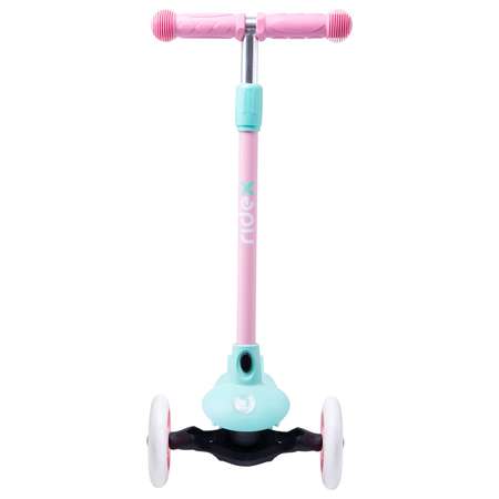 Самокат RIDEX трехколесный 3 wheels scooter Hero 120/80 mint/pink