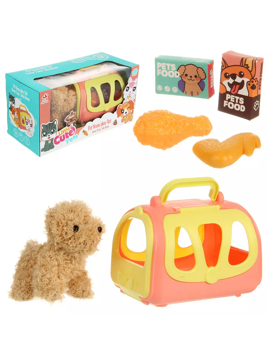 Интерактивные игрушки Veld Co Собака в переноске с аксессуарами - фото 9
