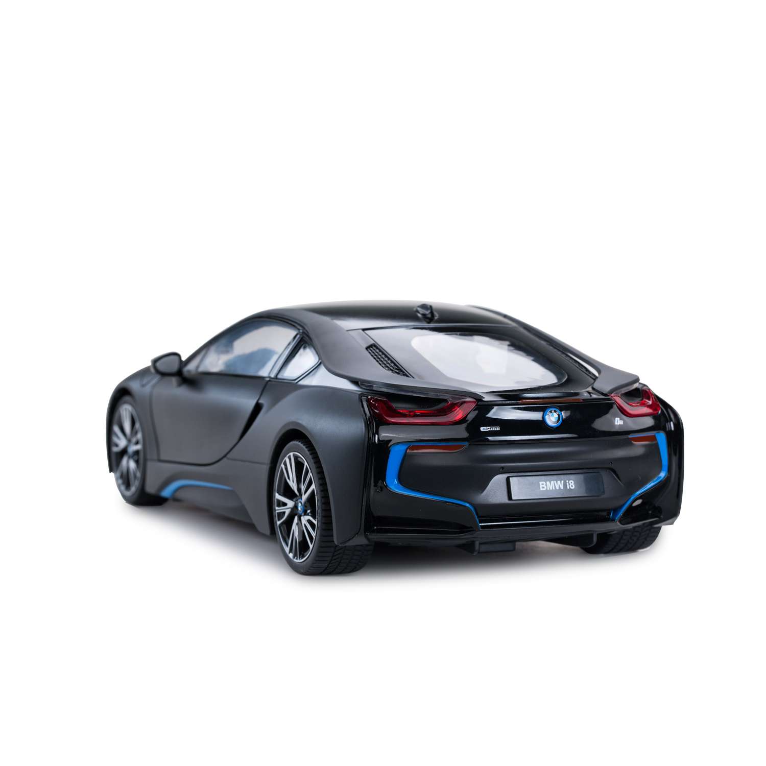 Машинка на радиоуправлении Rastar BMW i8 USB 1:14 Черная - фото 4