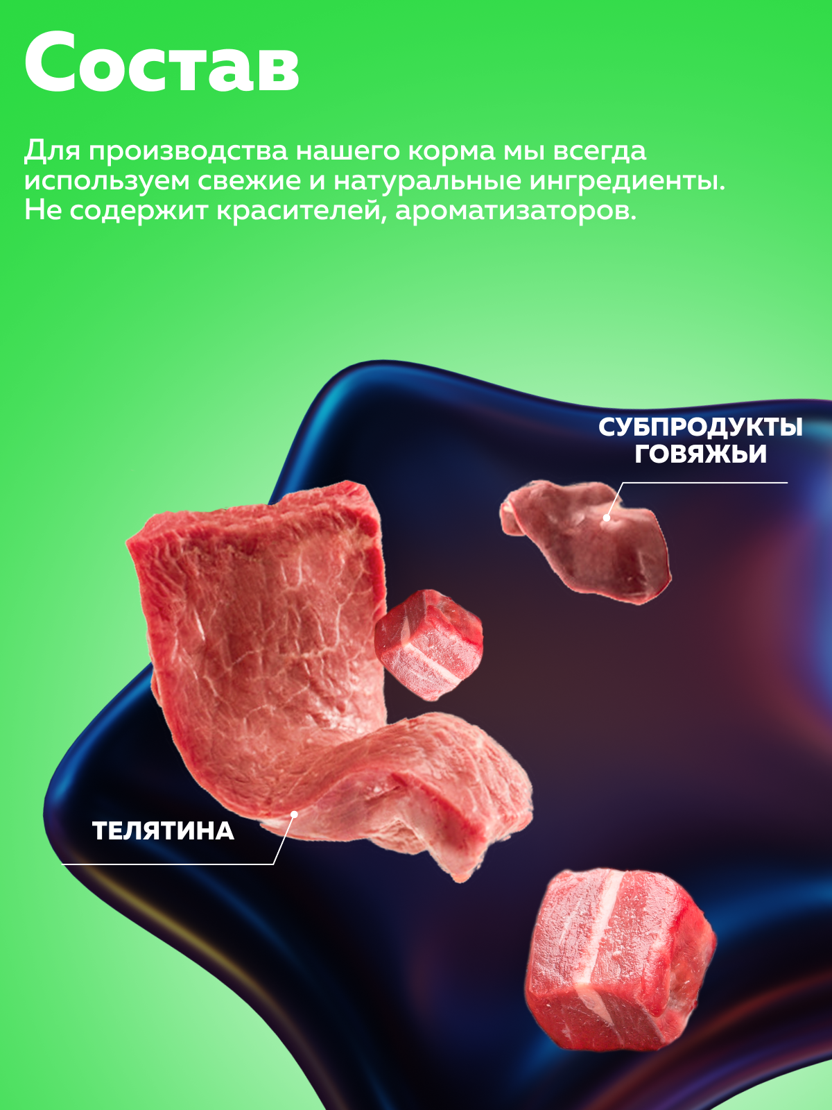 Корм влажный Зоогурман МЯСНОЕ АССОРТИ Телятина Нежная для щенков, 300 гр х 10 шт - фото 4