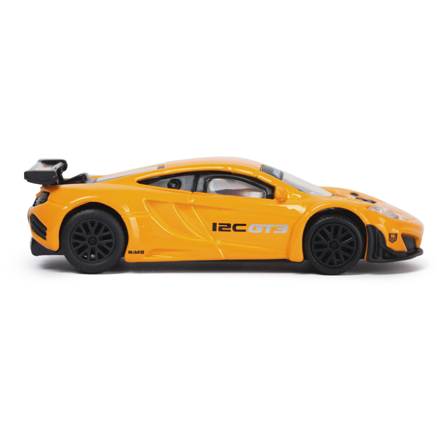 Автомобиль BBurago McLaren 1:43 без механизмов оранжевый 18-38014 - фото 5