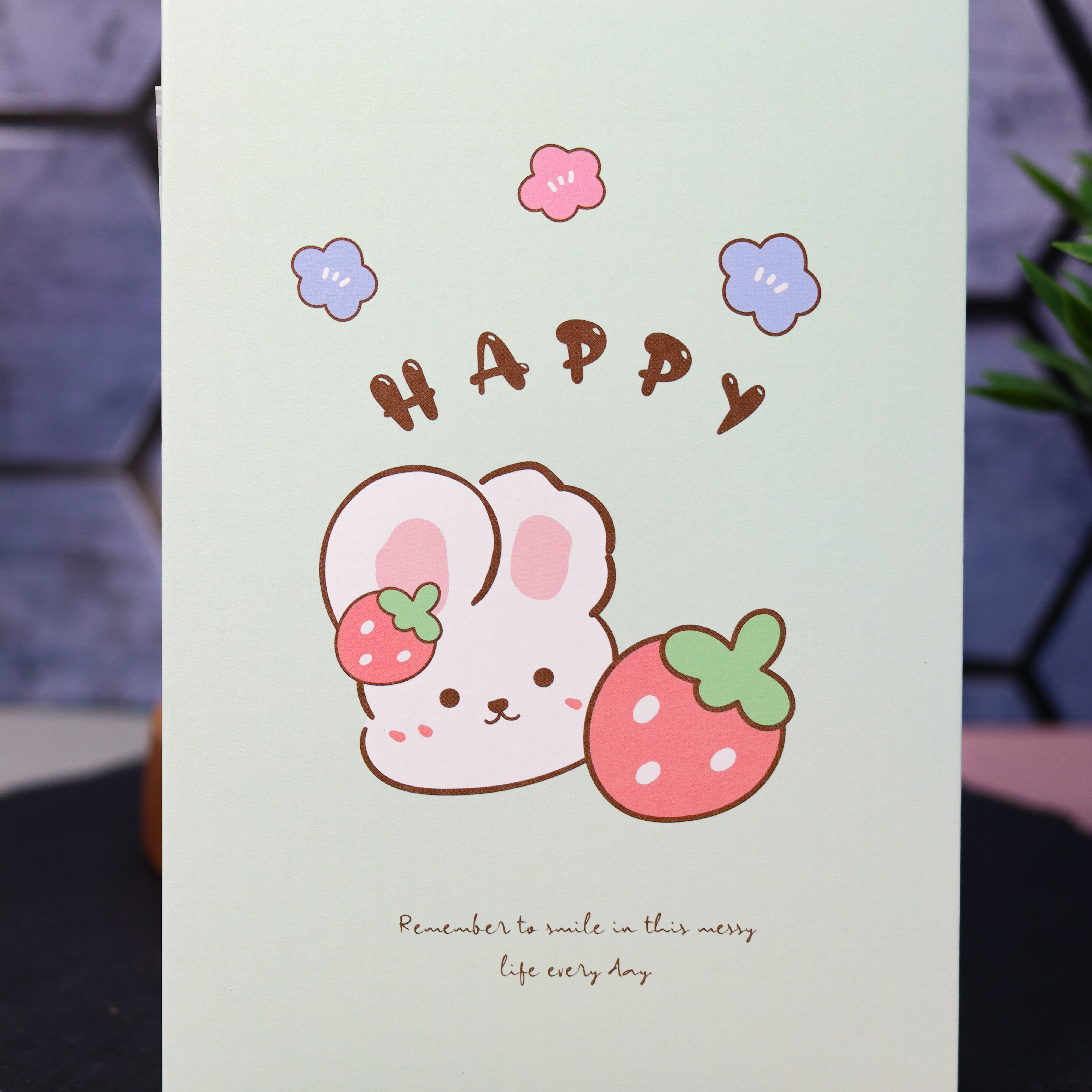 Зеркало настольное для макияжа iLikeGift Happy bunny green - фото 6