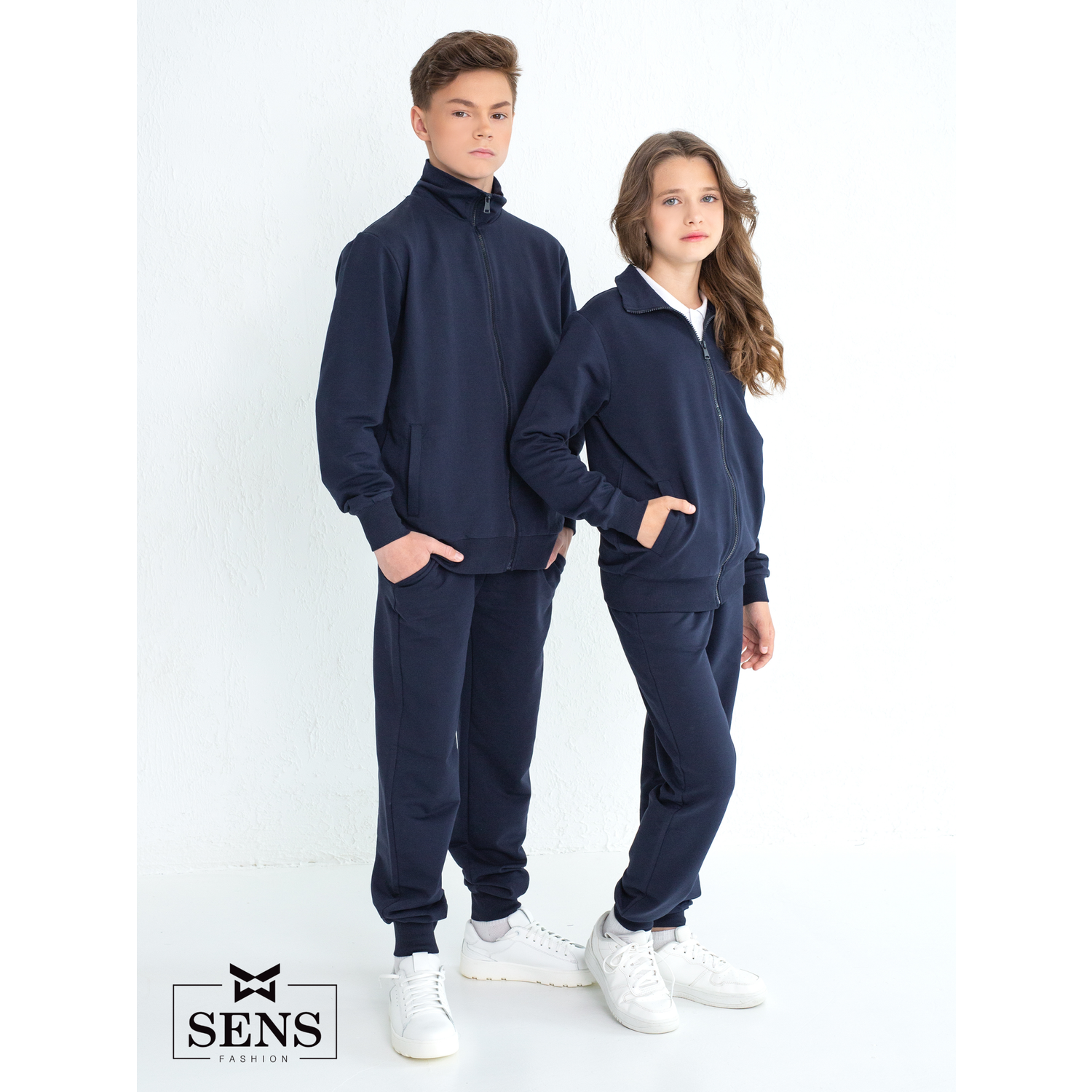 Спортивный костюм Sens Fashion СК/т.синий - фото 3
