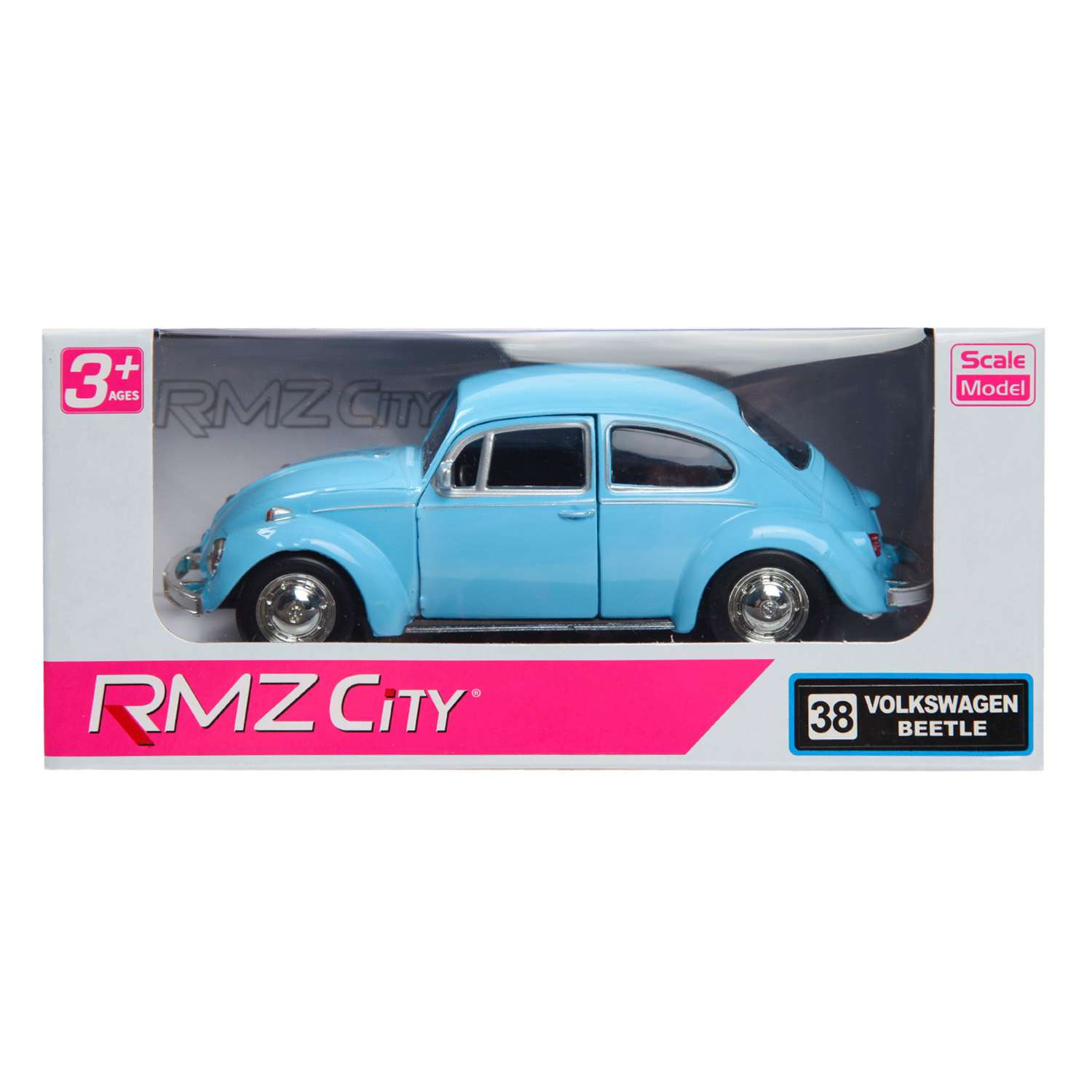 Автомобиль RMZ CITY Volkswagen без механизмов голубой 544017(C) - фото 7