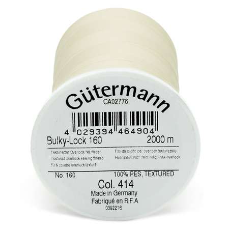 Нитки Guttermann оверлочные текстурированные полиэстер Bulky-Lock 160/2000м 1 шт 730805 414 светлый бежевый
