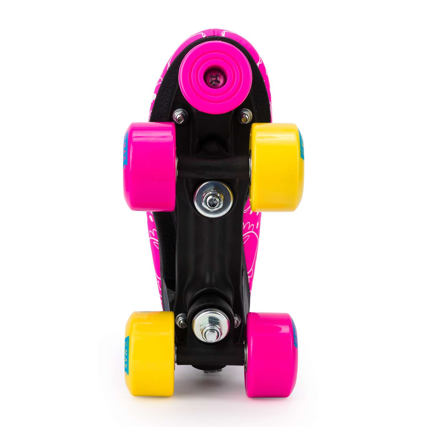 Роликовые коньки SXRide Roller skate YXSKT04BLPN36 цвет розовые с белыми сердечкам размер 36 - фото 7